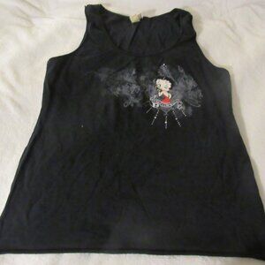 Universal Studios Black Betty Boop Muscle Shirt  XL